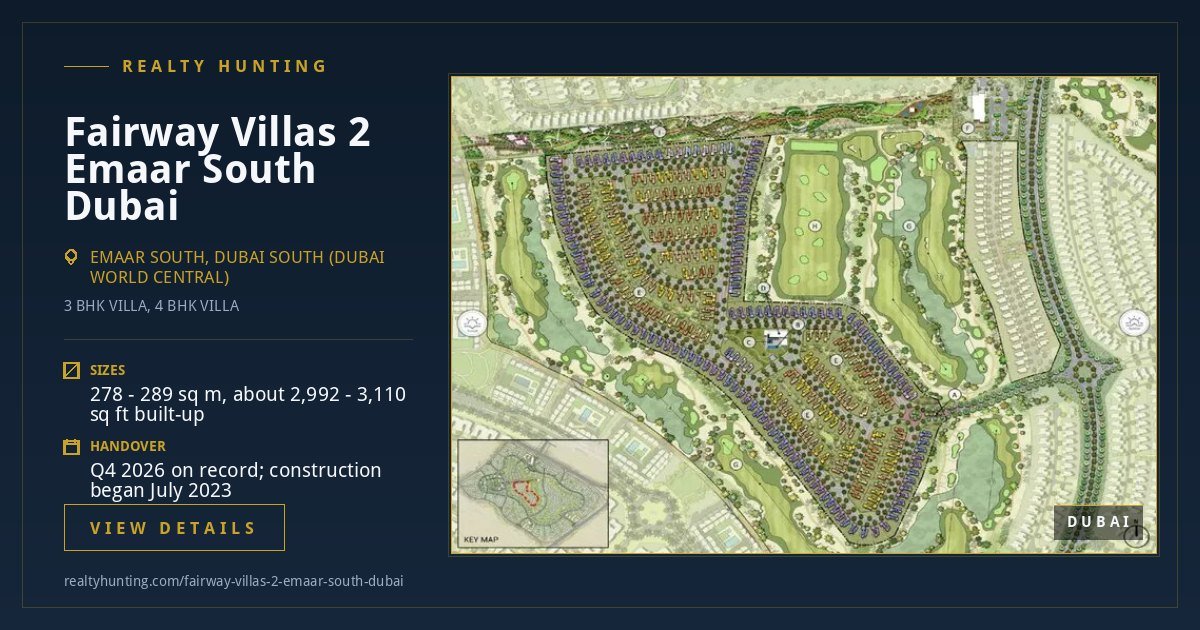 Fairway Villas 2 Emaar South Dubai — photo 4