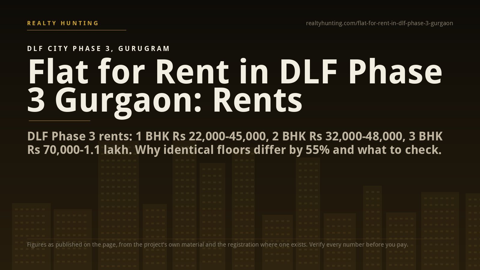 Flat for Rent in DLF Phase 3 Gurgaon: Rents and Guide