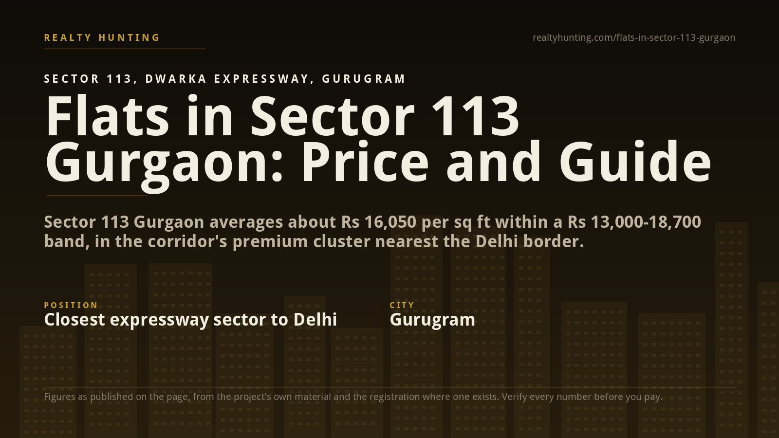 Flats in Sector 113 Gurgaon: Price and Guide