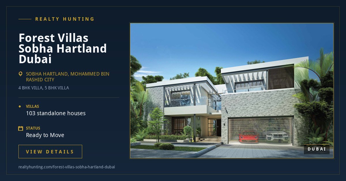 Forest Villas Sobha Hartland Dubai — photo 2
