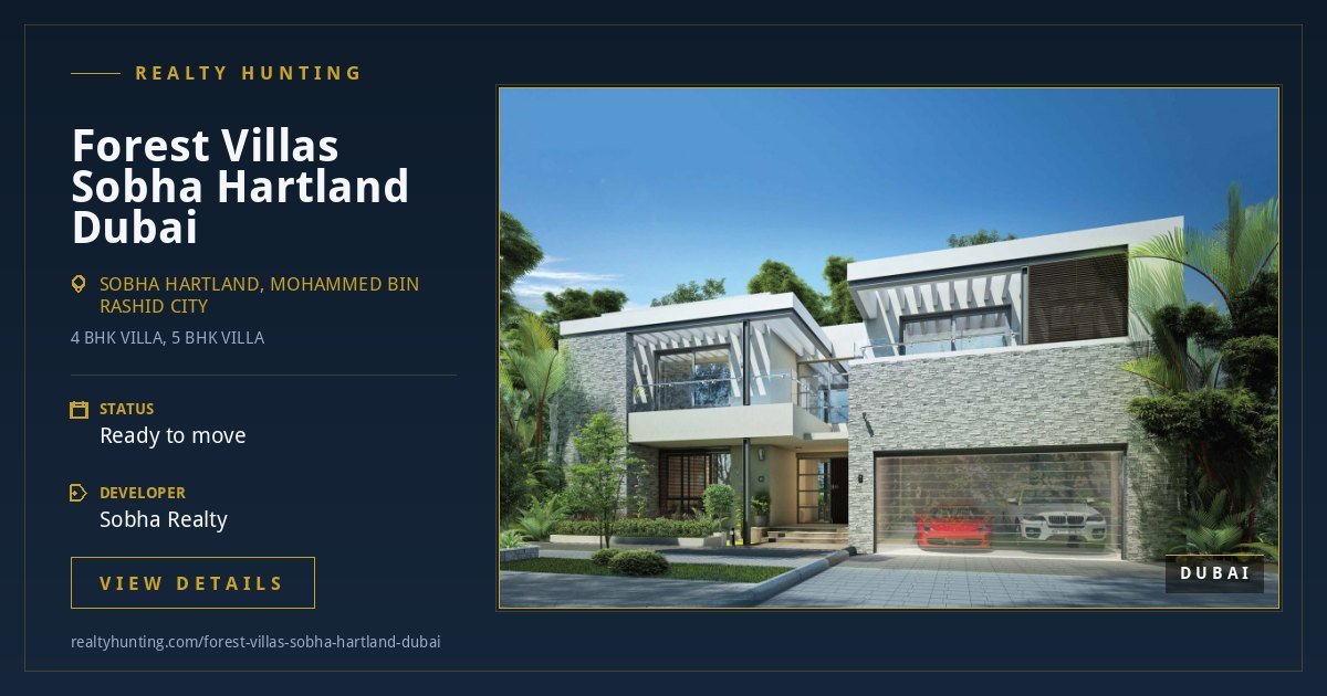 Forest Villas Sobha Hartland Dubai — photo 4