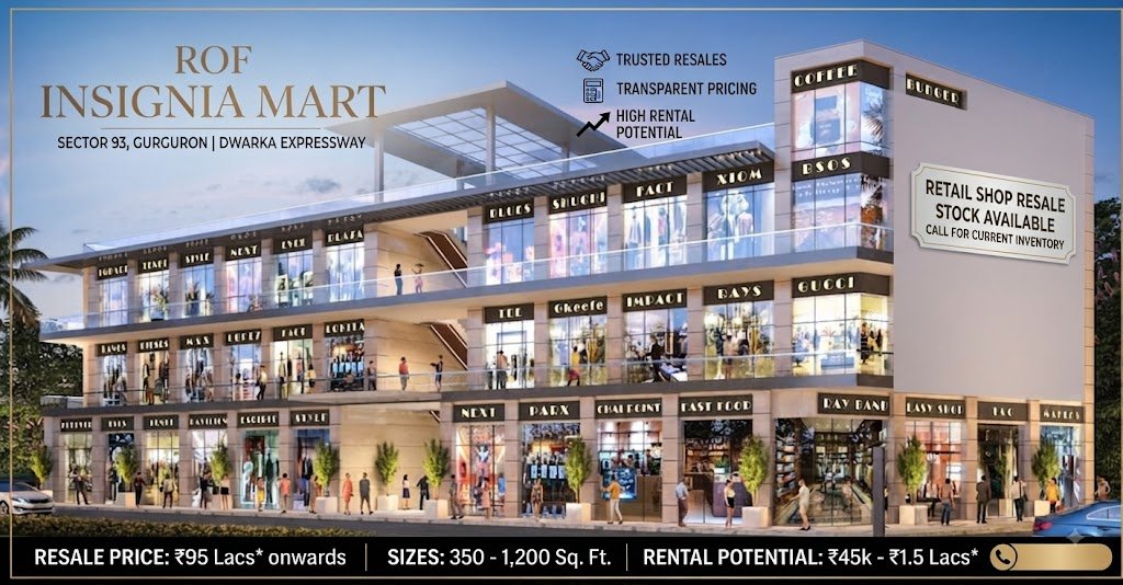 ROF Insignia Mart Resale Shops Sector 93 Gurgaon — photo 1