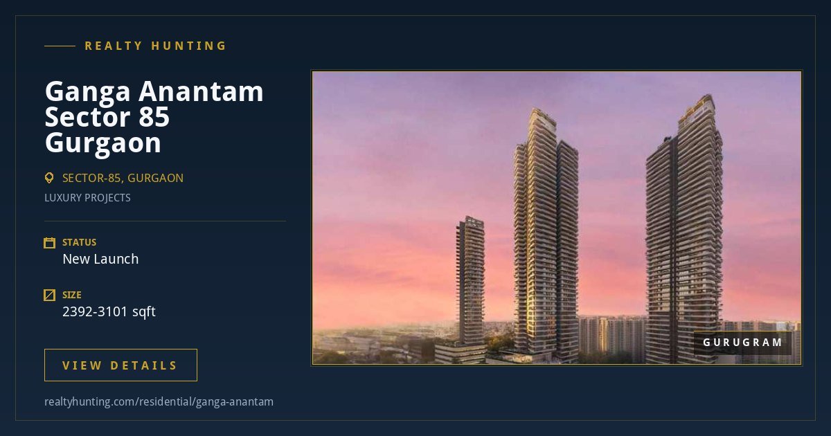 Ganga Anantam 85, Sector 85 Gurgaon — photo 1