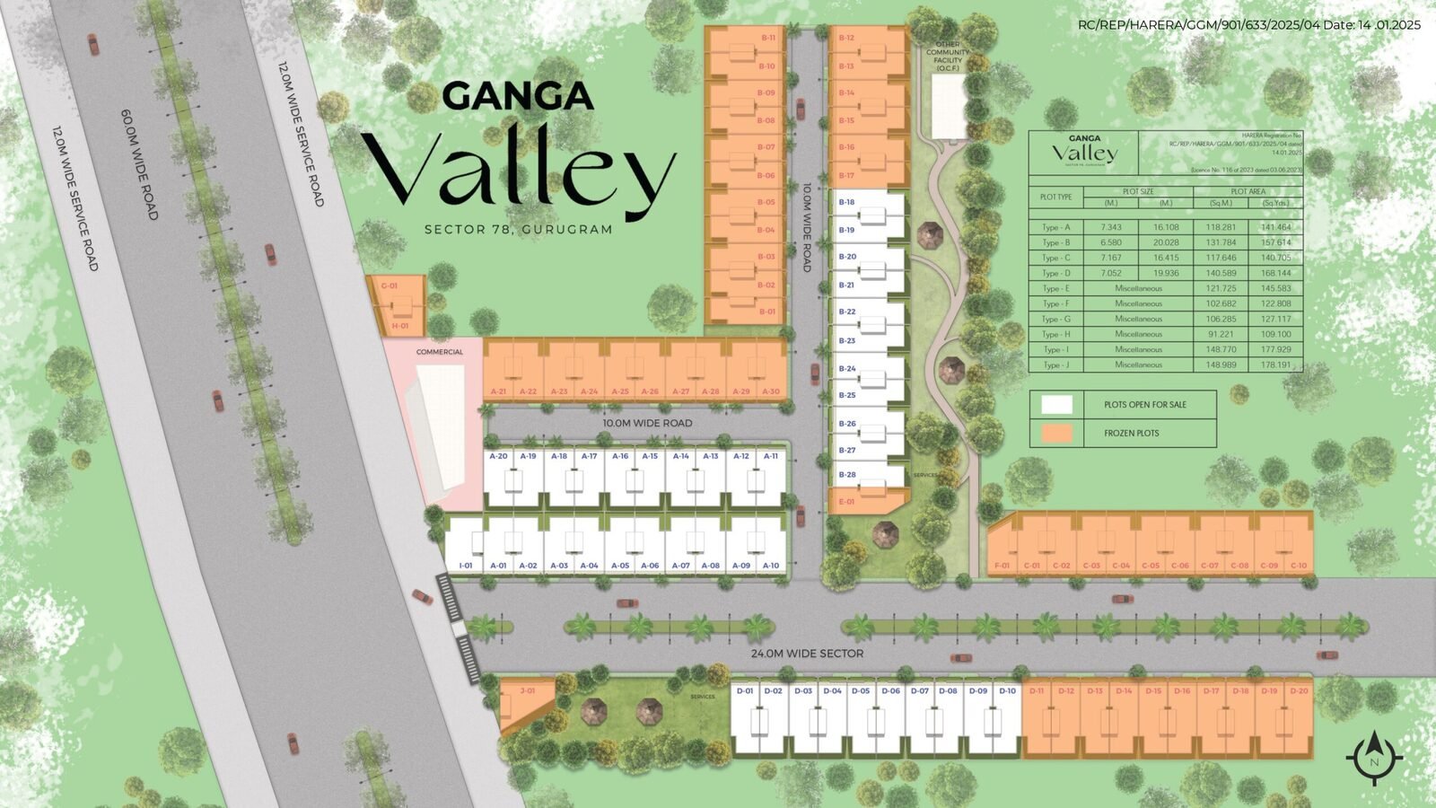 Ganga Valley Plots Sector 78 Gurgaon