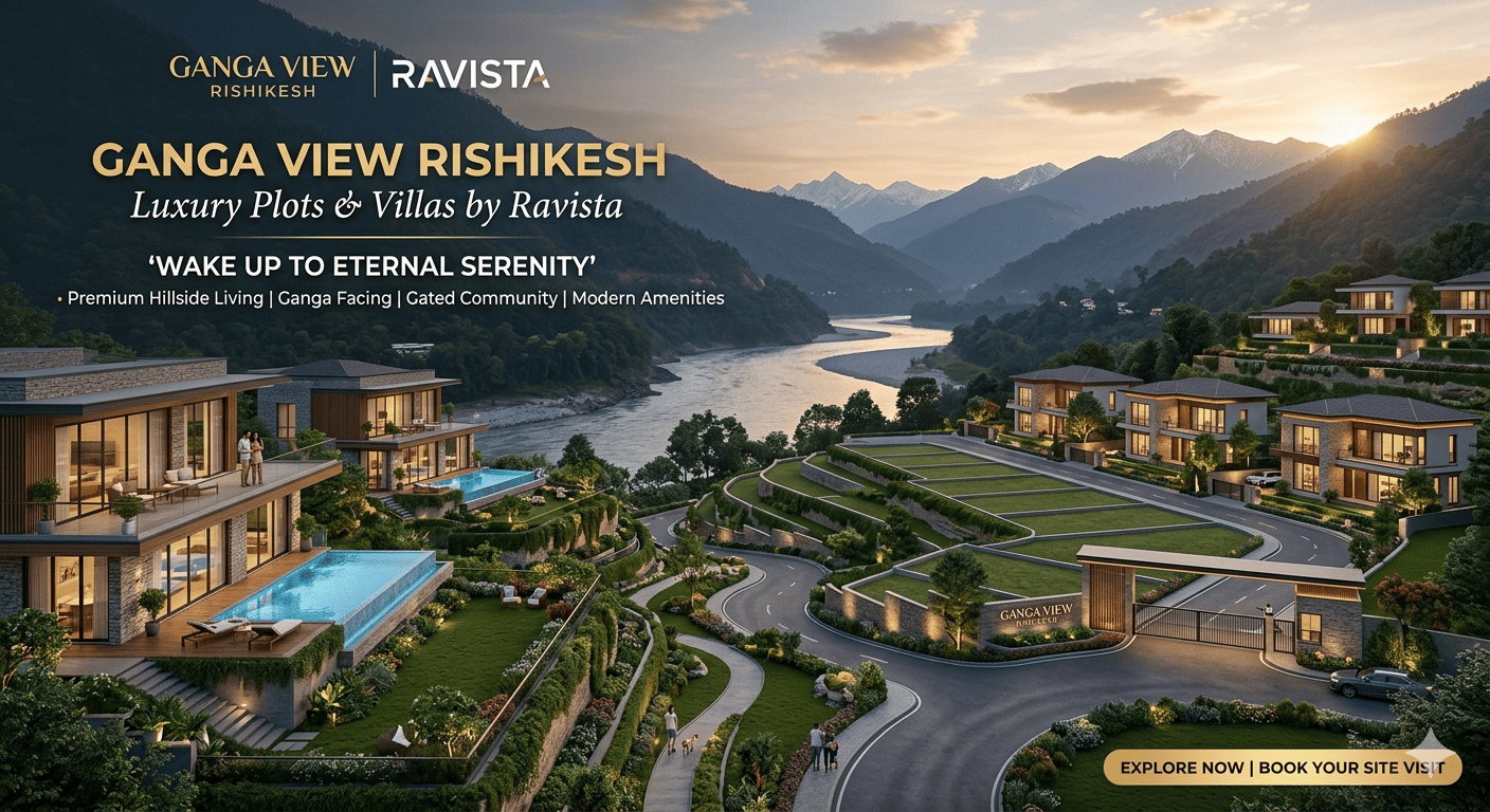 Ganga View Rishikesh | Premium Plots & Luxury Villas by Ravista