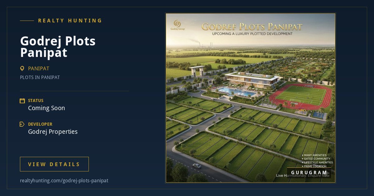 Godrej Plots Panipat | Godrej Evora Estate Plots Panipat — photo 2
