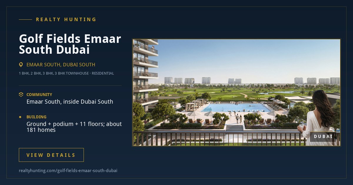 Golf Fields Emaar South Dubai