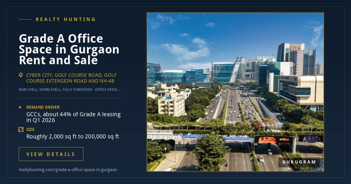 Grade A Office Space in Gurgaon for Rent and Sale — photo 2