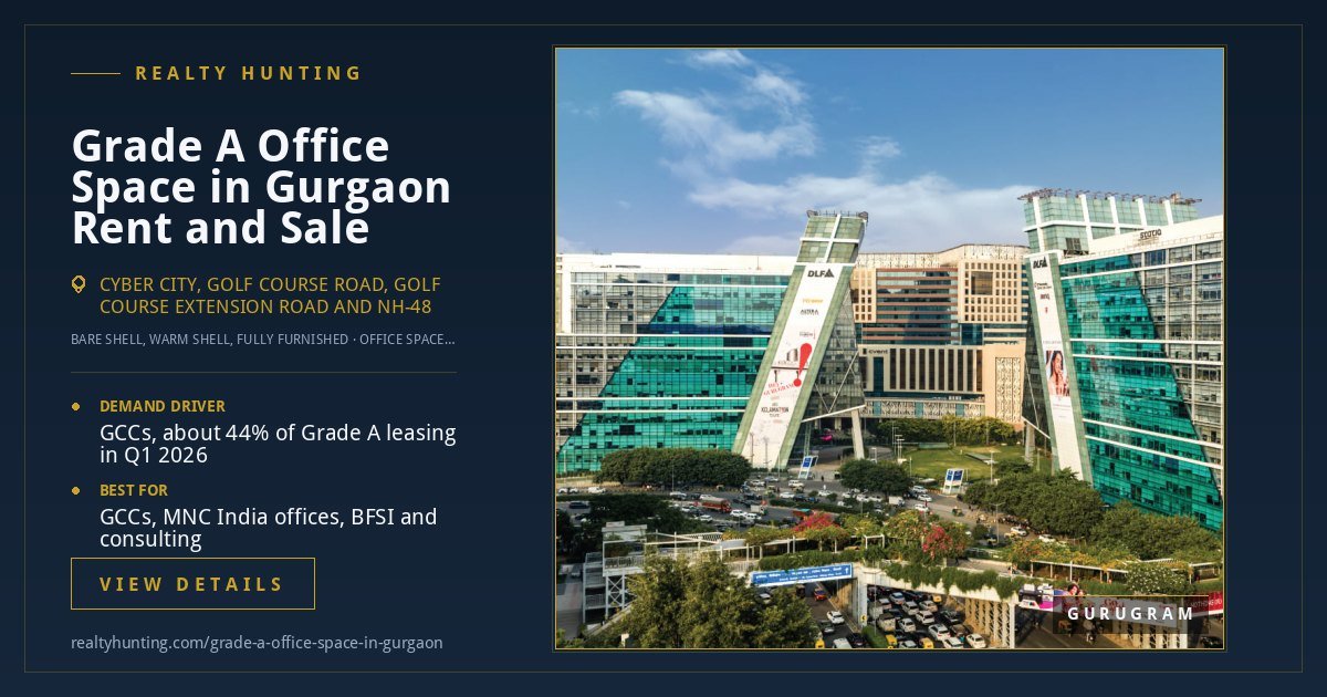 Grade A Office Space in Gurgaon for Rent and Sale — photo 4