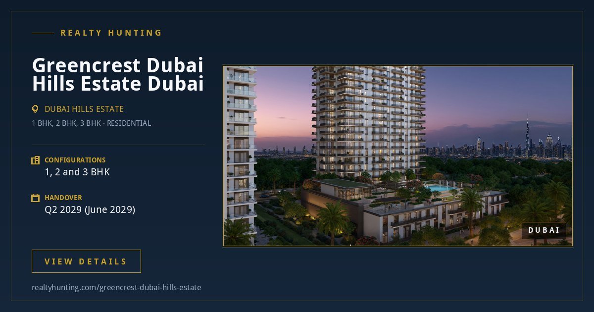 Greencrest Dubai Hills Estate Dubai — photo 2