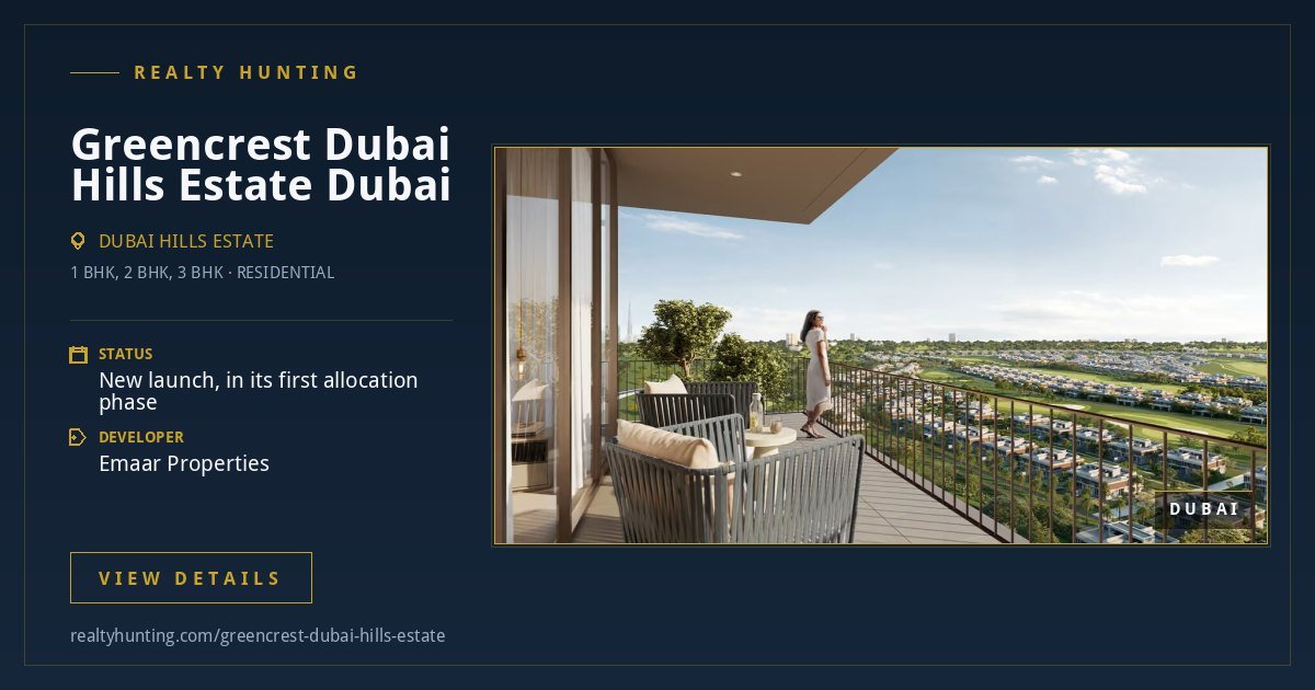 Greencrest Dubai Hills Estate Dubai — photo 3