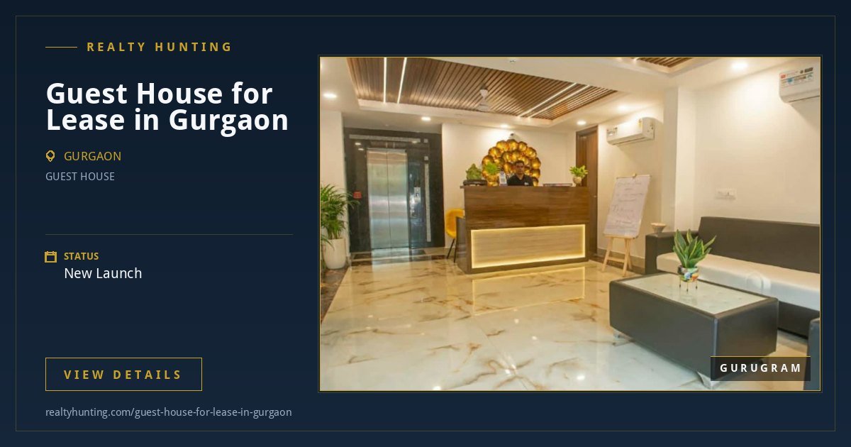 Guest House for Lease in Gurgaon | Guesthouse for Lease/sale in Gurgaon — photo 1