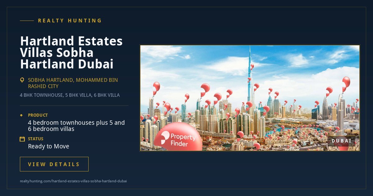 Hartland Estates Villas Sobha Hartland Dubai — photo 2
