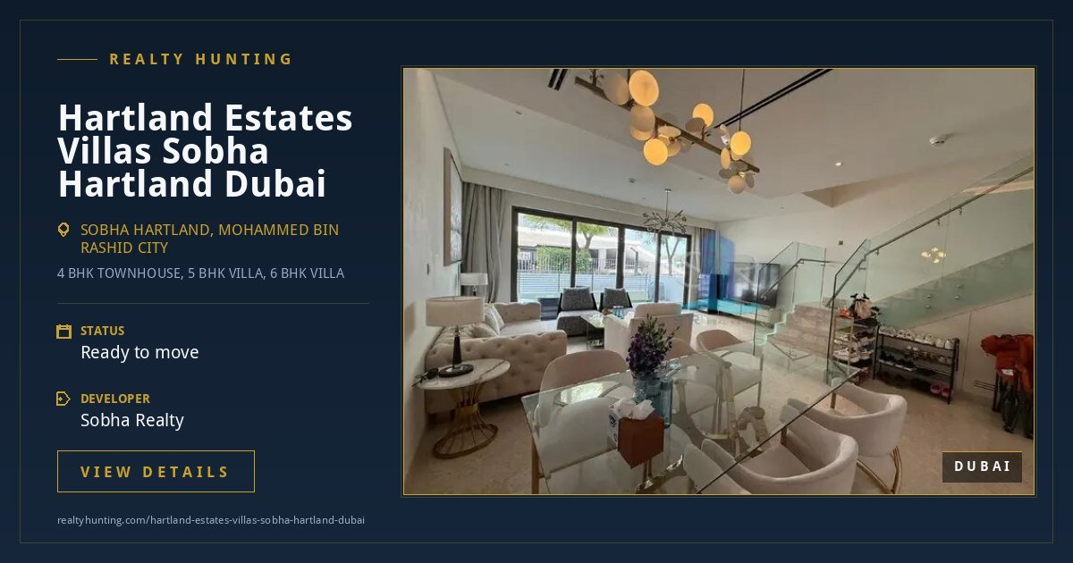 Hartland Estates Villas Sobha Hartland Dubai — photo 3