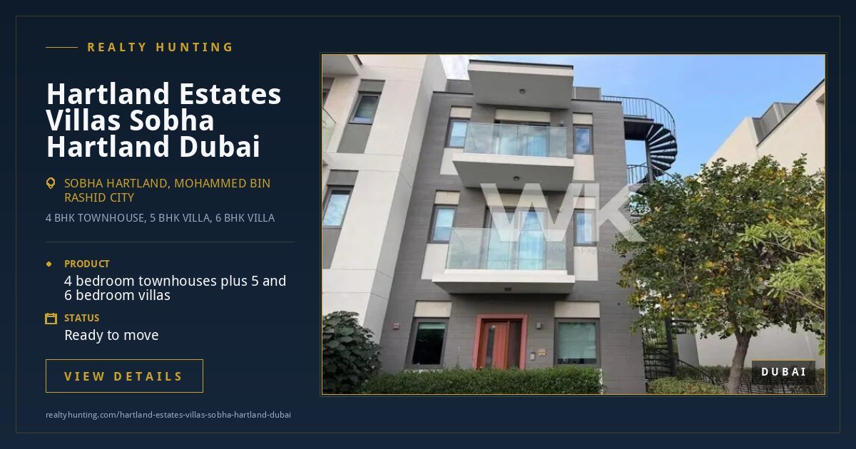 Hartland Estates Villas Sobha Hartland Dubai — photo 4