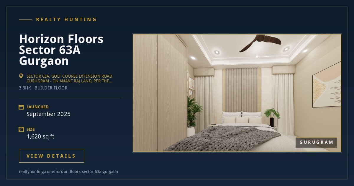 Horizon Floors Sector 63A Gurgaon