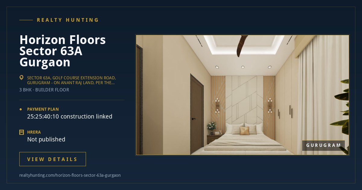Horizon Floors Sector 63A Gurgaon — photo 2