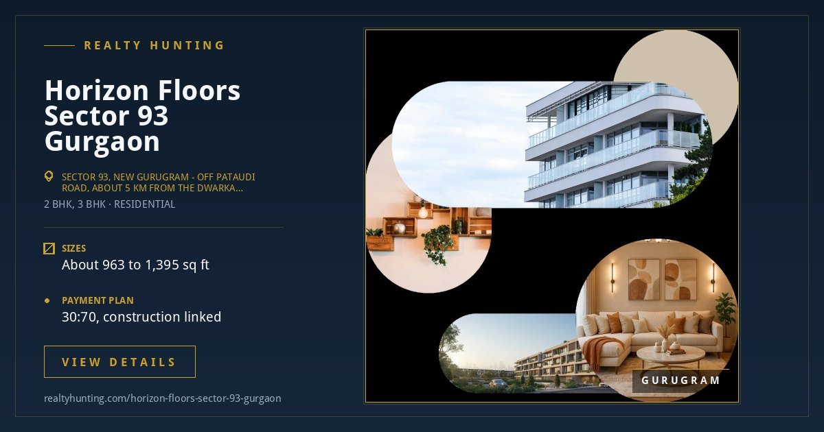 Horizon Floors Sector 93 Gurgaon — photo 3