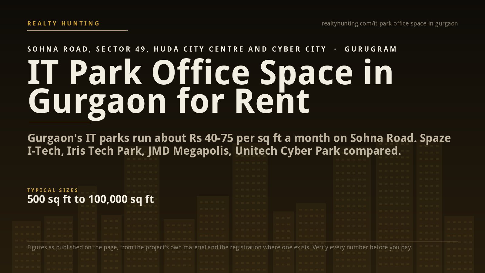IT Park Office Space in Gurgaon for Rent