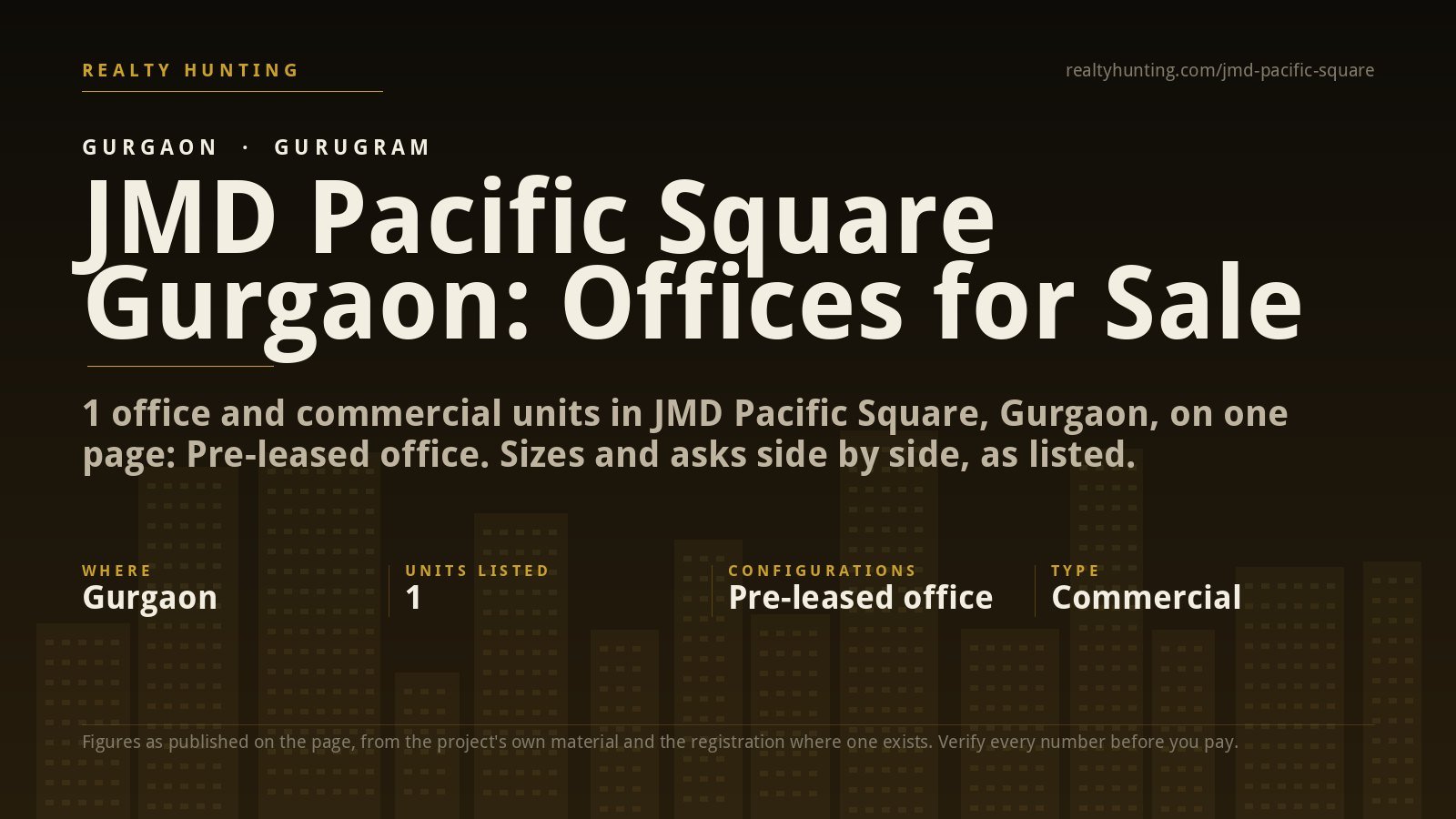 JMD Pacific Square Gurgaon