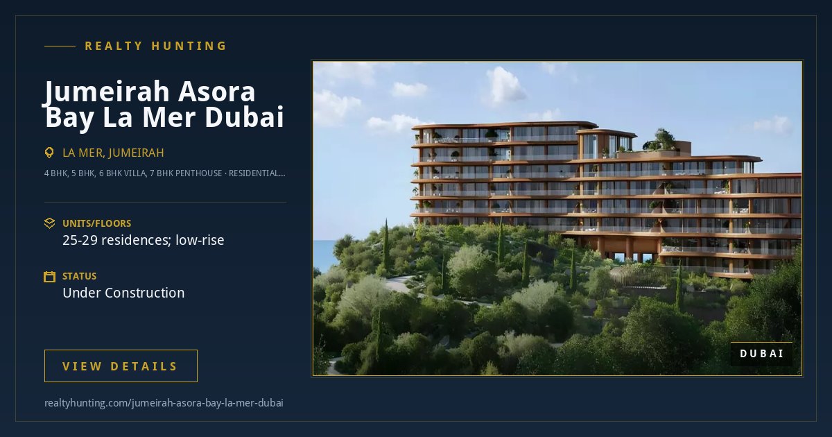 Jumeirah Asora Bay La Mer Dubai — photo 3