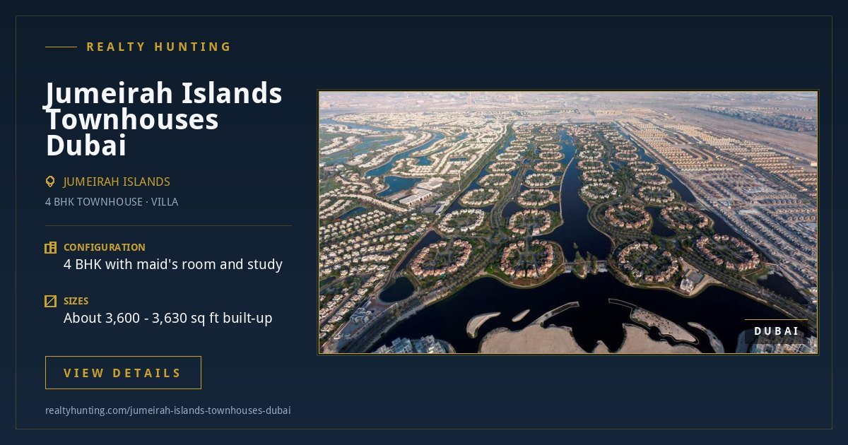 Jumeirah Islands Townhouses Dubai