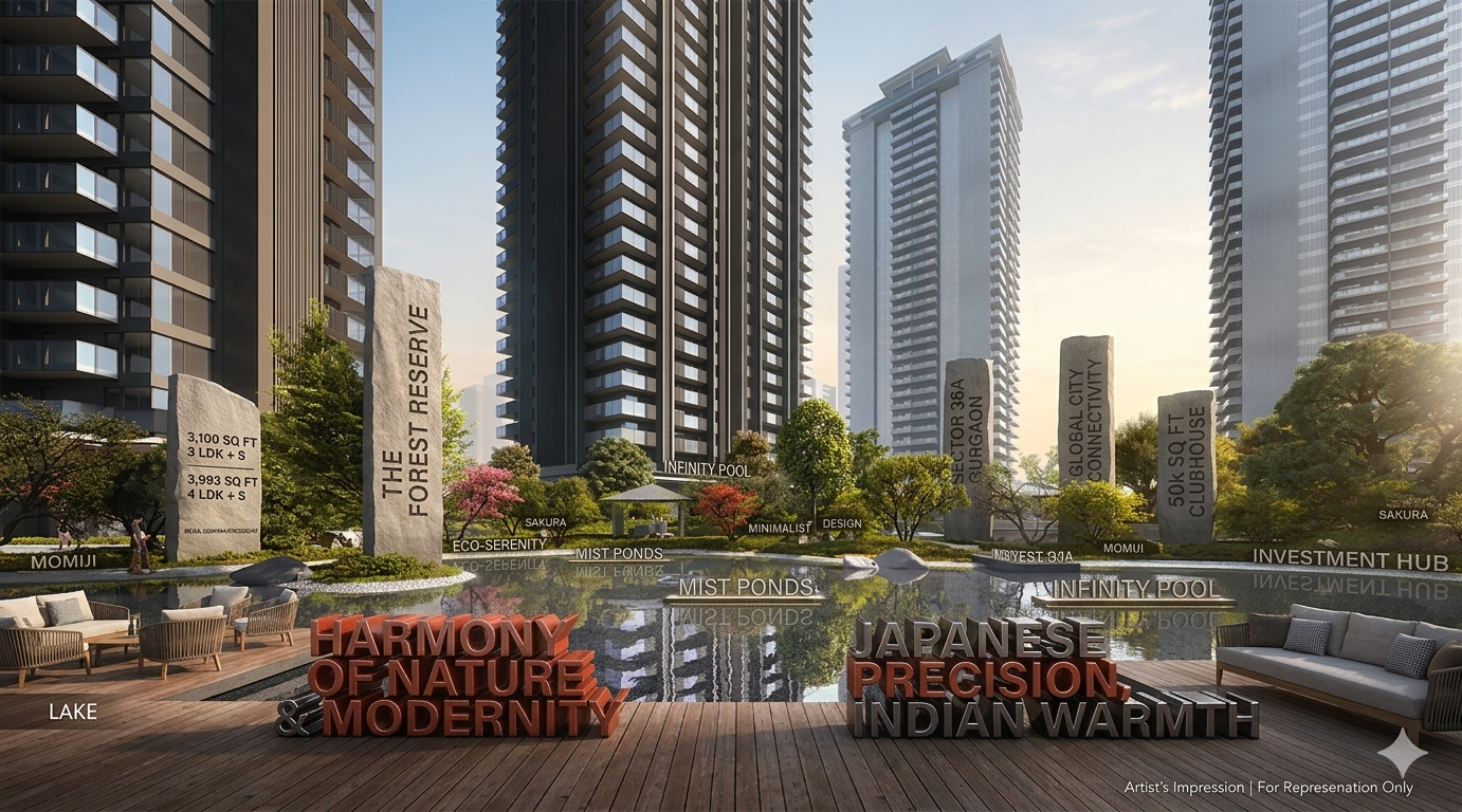 Krisumi Waterside Residences The Forest Reserve Sector 36A Gurgaon