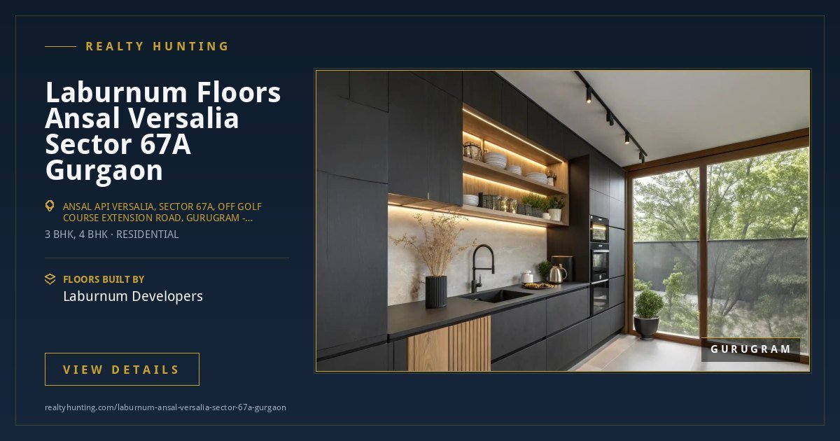 Laburnum Floors at Ansal Versalia Sector 67A Gurgaon — photo 2