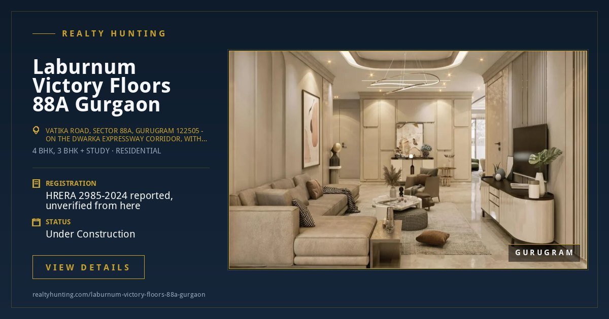 Laburnum Victory Floors 88A Sector 88A Gurgaon — photo 3