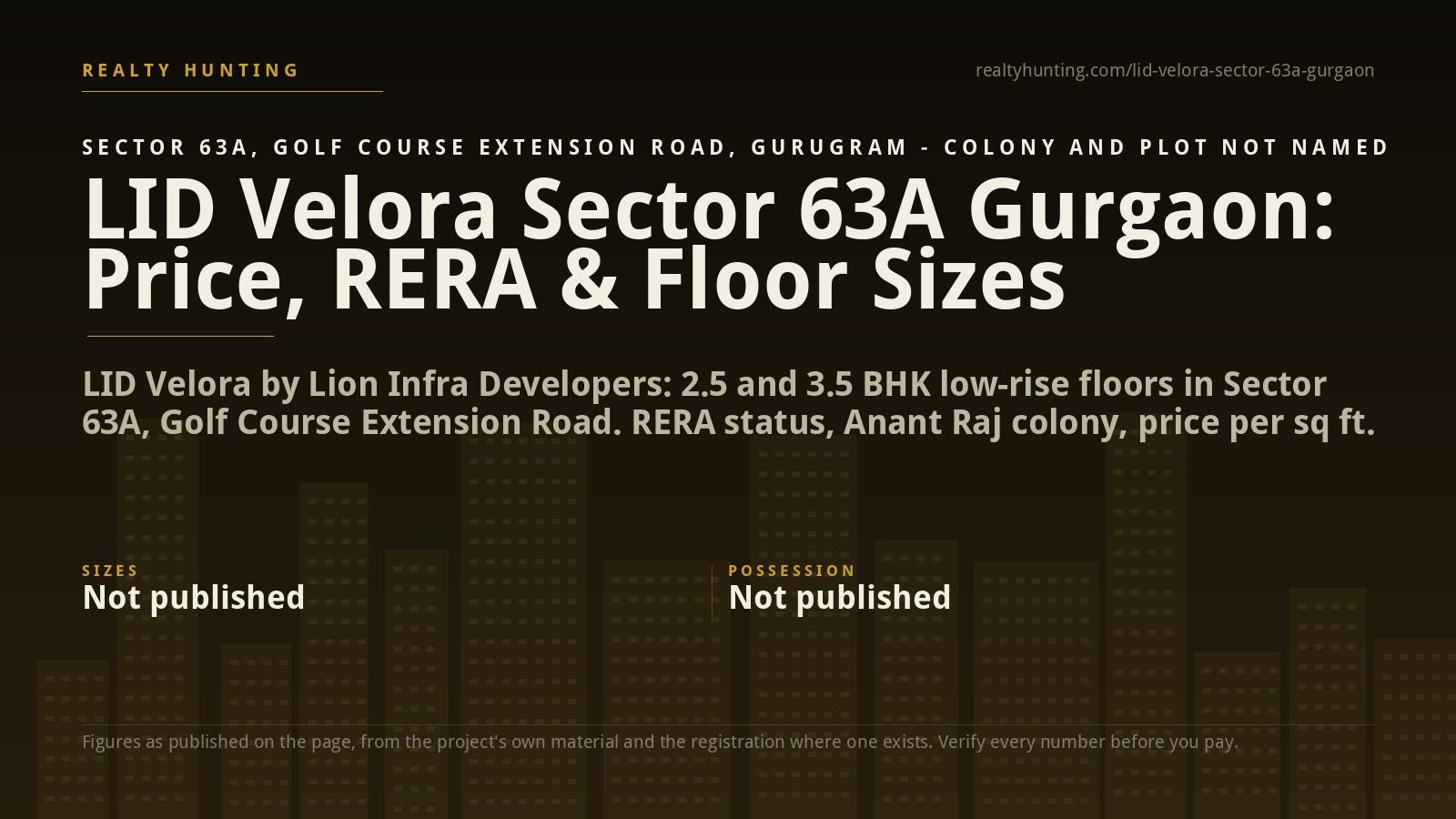 LID Velora Sector 63A Gurgaon