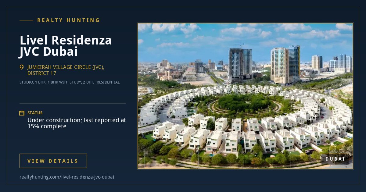Livel Residenza Jumeirah Village Circle Dubai — photo 3