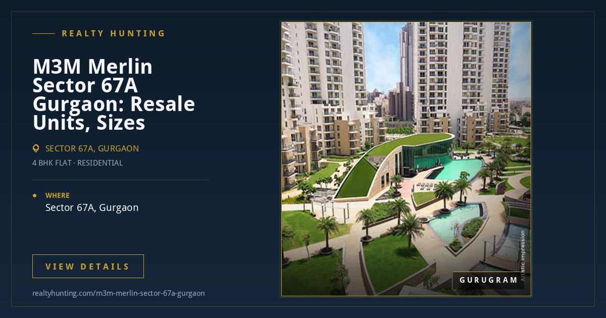 M3M Merlin Sector 67A Gurgaon