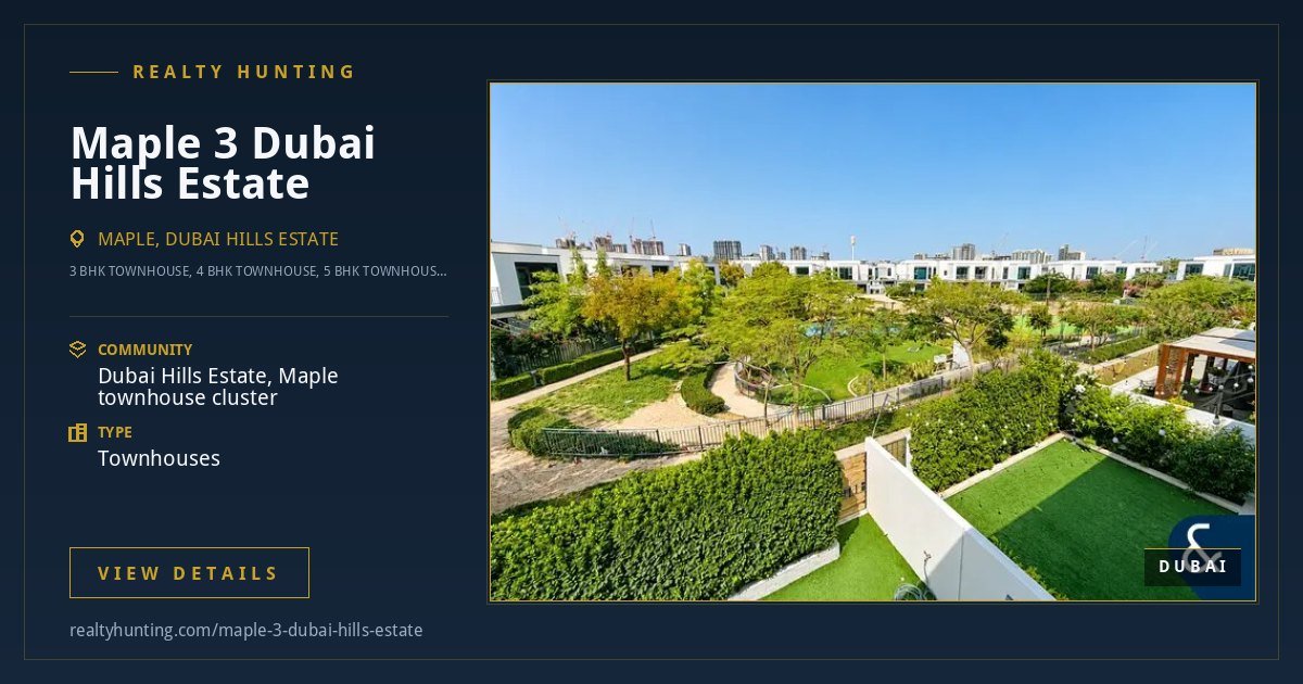 Maple 3 Dubai Hills Estate — photo 3
