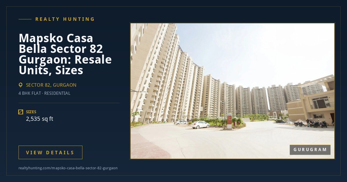 Mapsko Casa Bella Sector 82 Gurgaon — photo 2