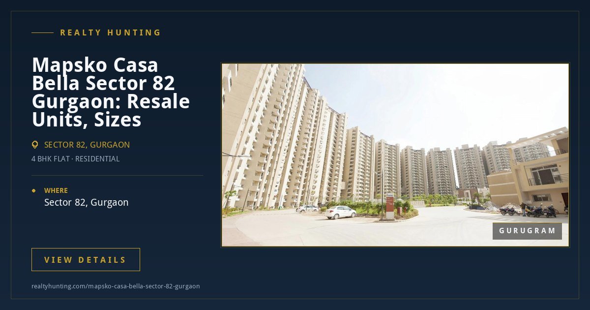 Mapsko Casa Bella Sector 82 Gurgaon — photo 3
