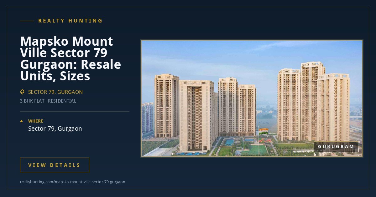 Mapsko Mount Ville Sector 79 Gurgaon — photo 3