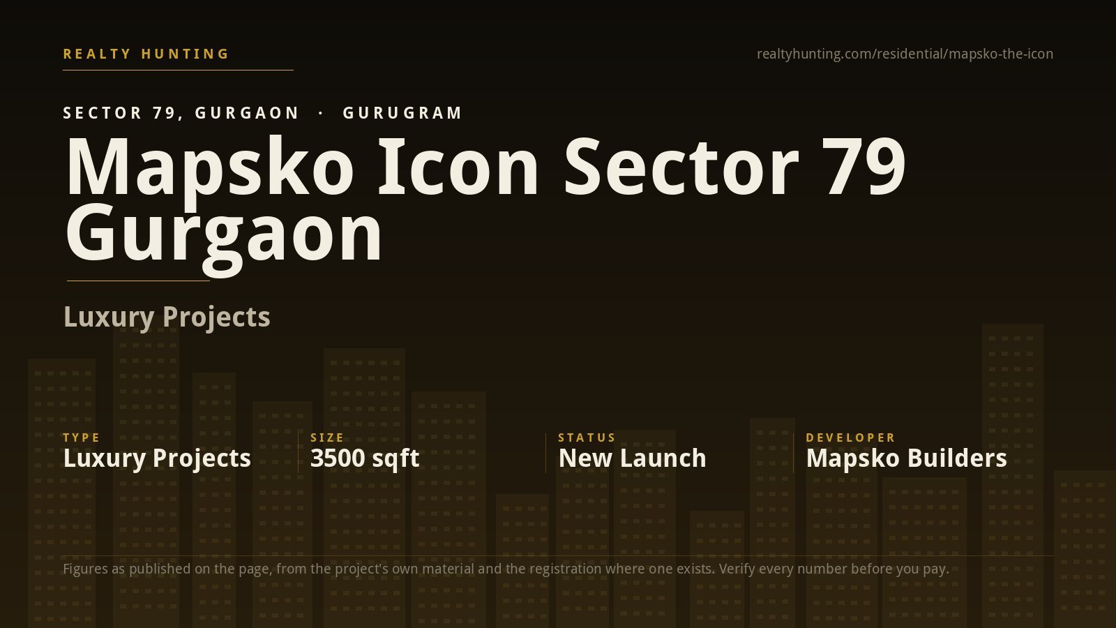 Mapsko Icon Sector 79 Gurgaon