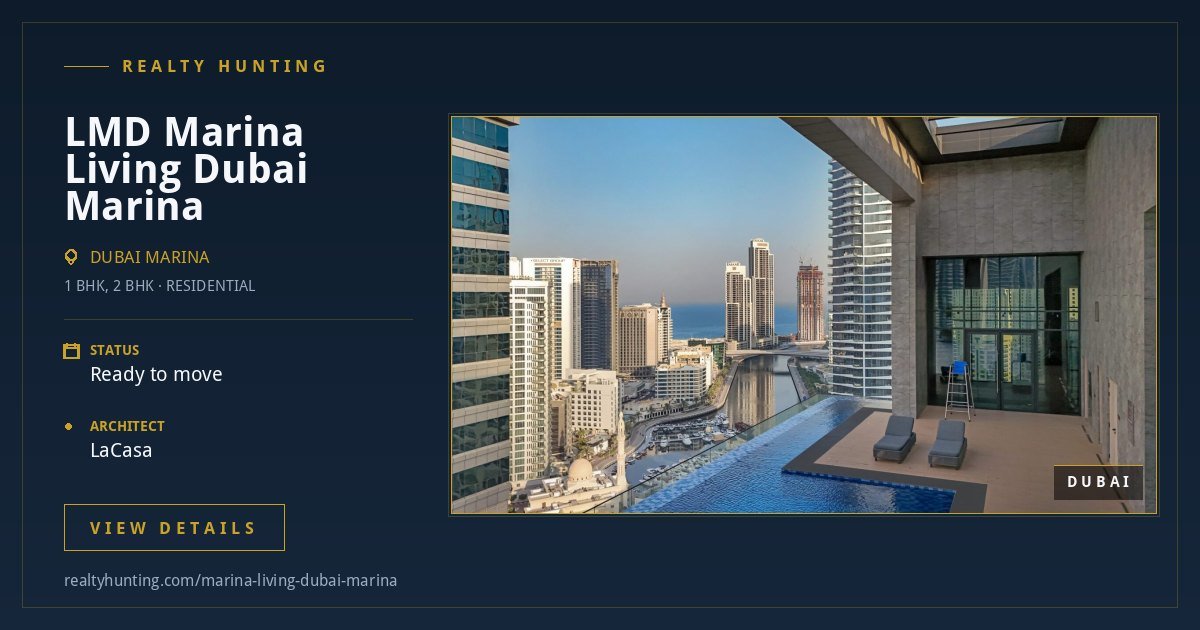 LMD Marina Living Dubai Marina Dubai — photo 3