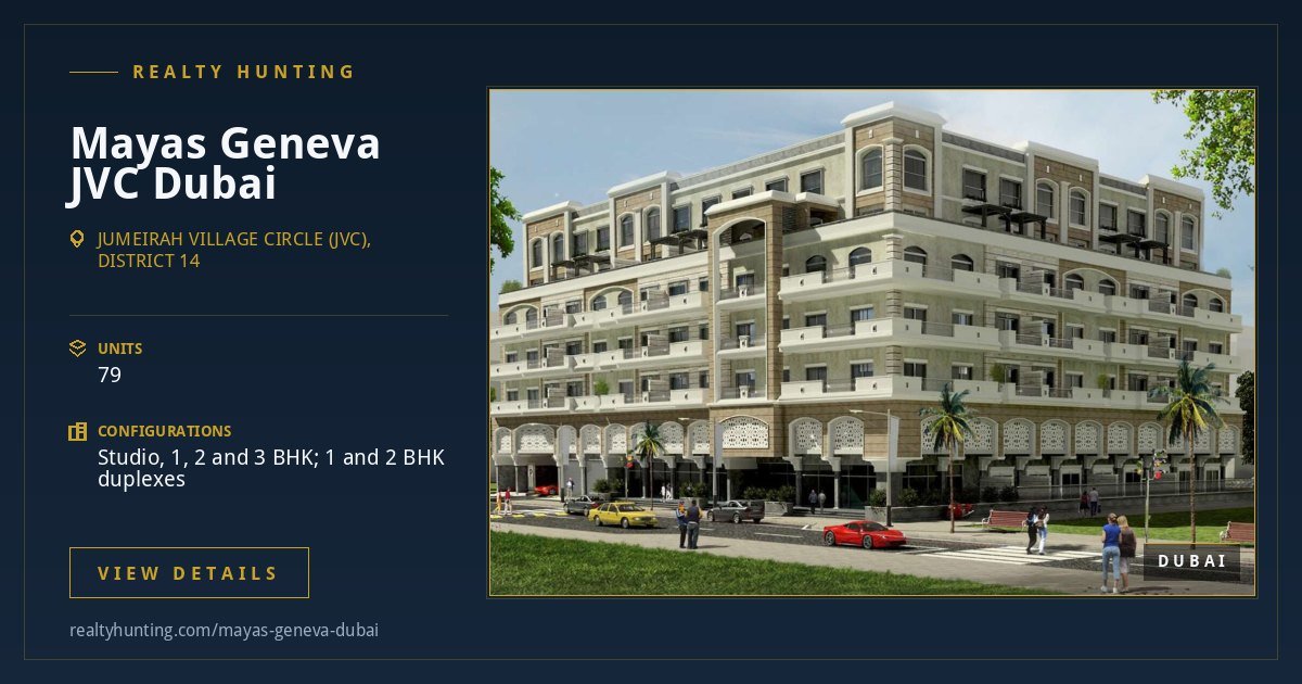 Mayas Geneva Jumeirah Village Circle Dubai — photo 2