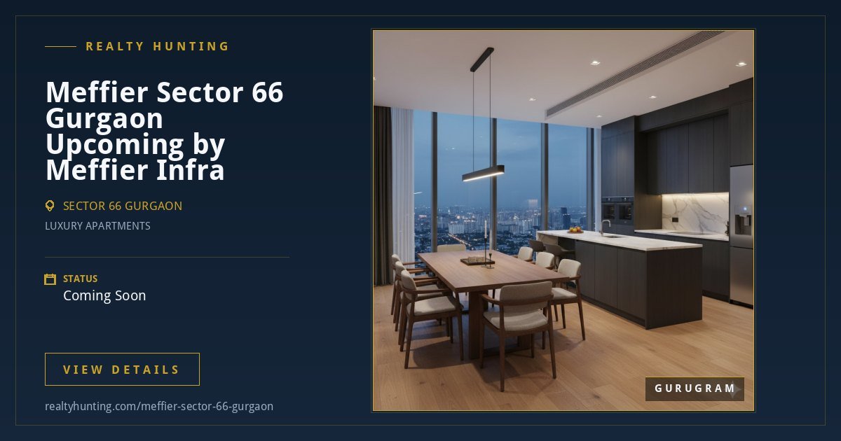 Meffier Sector 66 Gurgaon Upcoming Project by Meffier Infra — photo 1