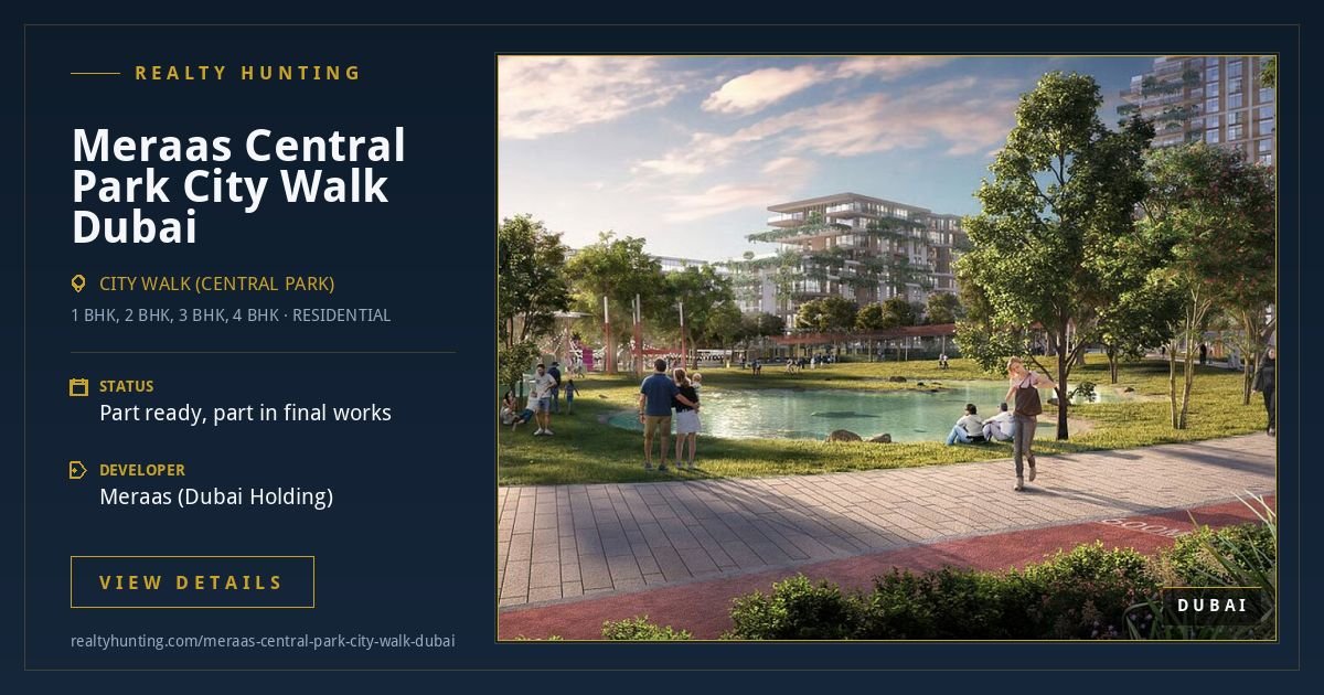 Meraas Central Park City Walk Dubai — photo 2