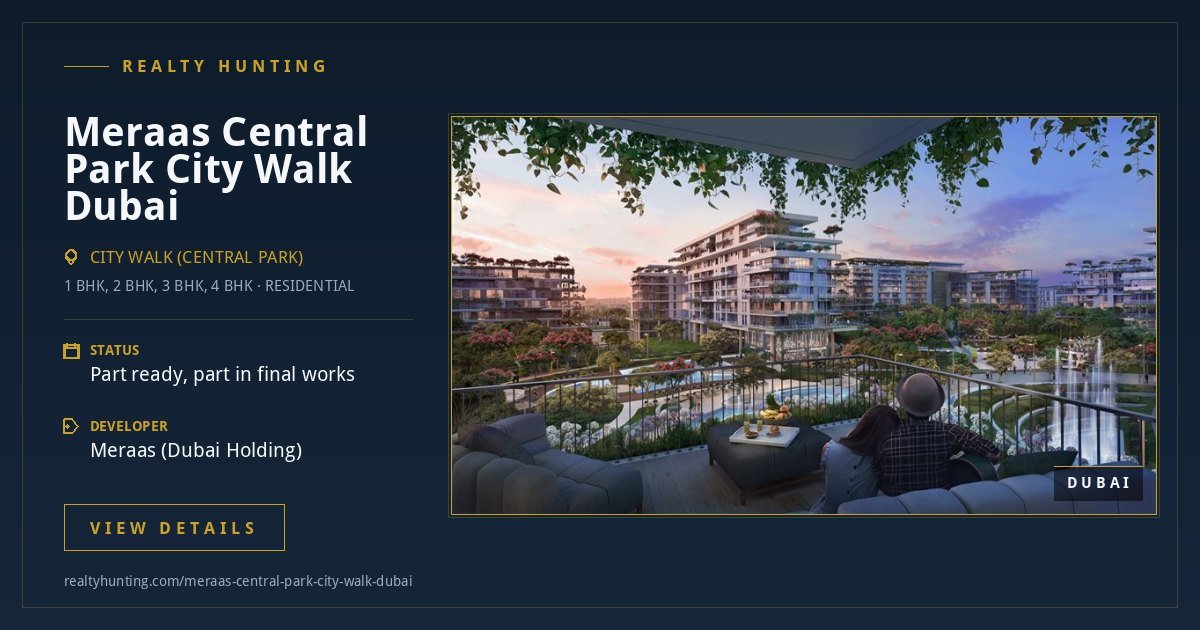 Meraas Central Park City Walk Dubai — photo 4