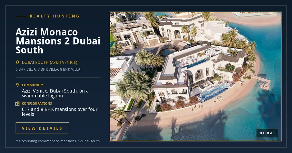 Monaco Mansions 2 Dubai South Dubai