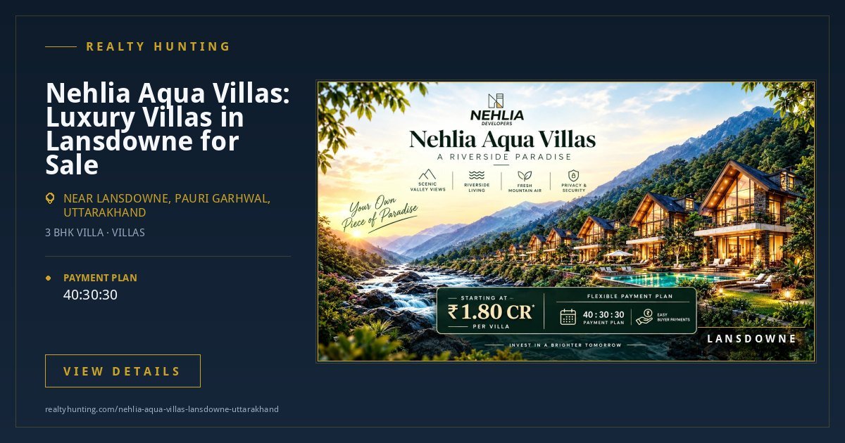 Nehlia Aqua Villas Lansdowne Uttarakhand