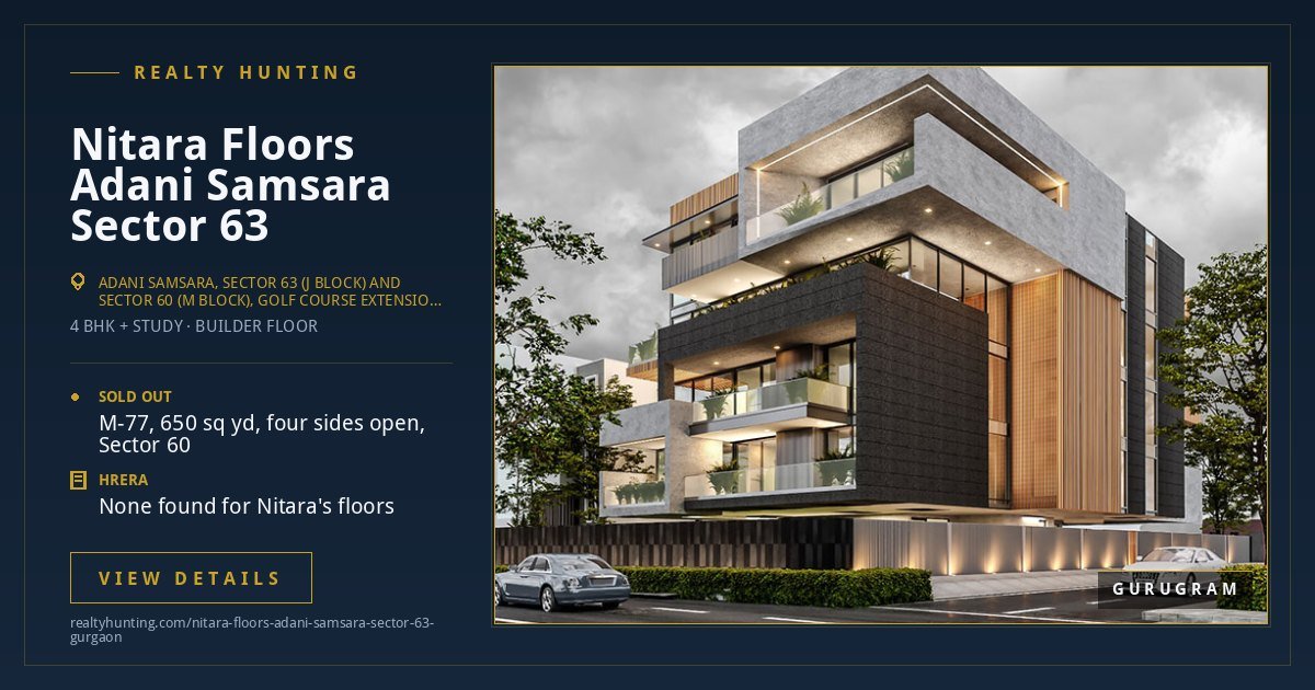 Nitara Floors Adani Samsara Sector 63 Gurgaon — photo 4