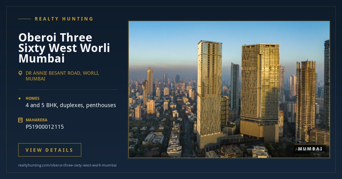 Oberoi Three Sixty West Worli Mumbai — photo 2