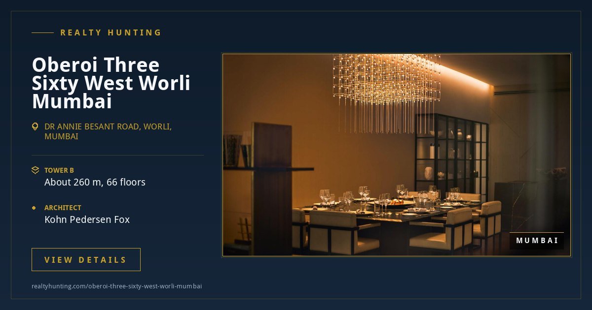 Oberoi Three Sixty West Worli Mumbai — photo 4