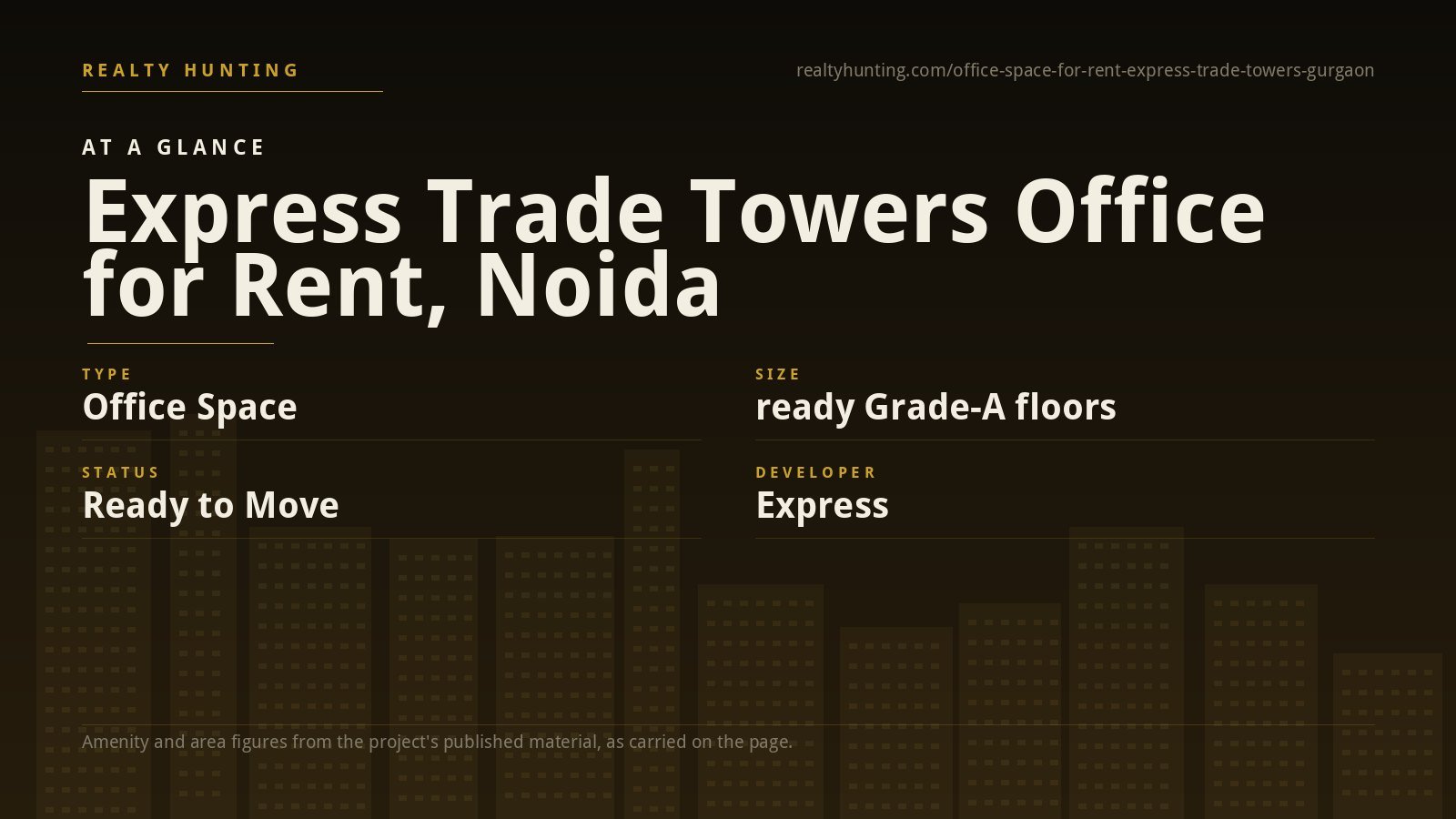 Express Trade Towers Office for Rent, Noida Expressway — photo 1