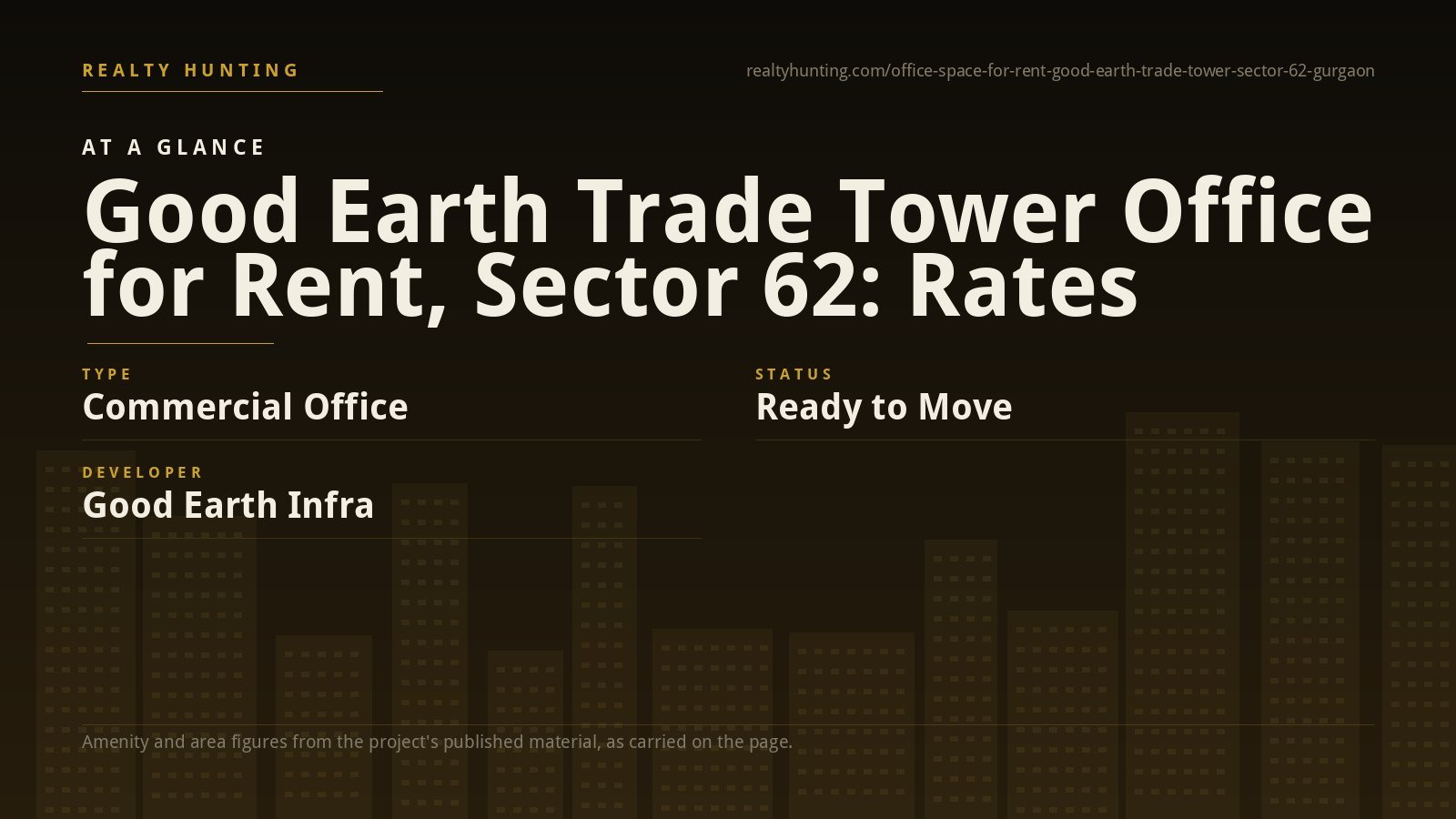 Good Earth Trade Tower Office for Rent, Sector 62 Gurgaon — photo 1