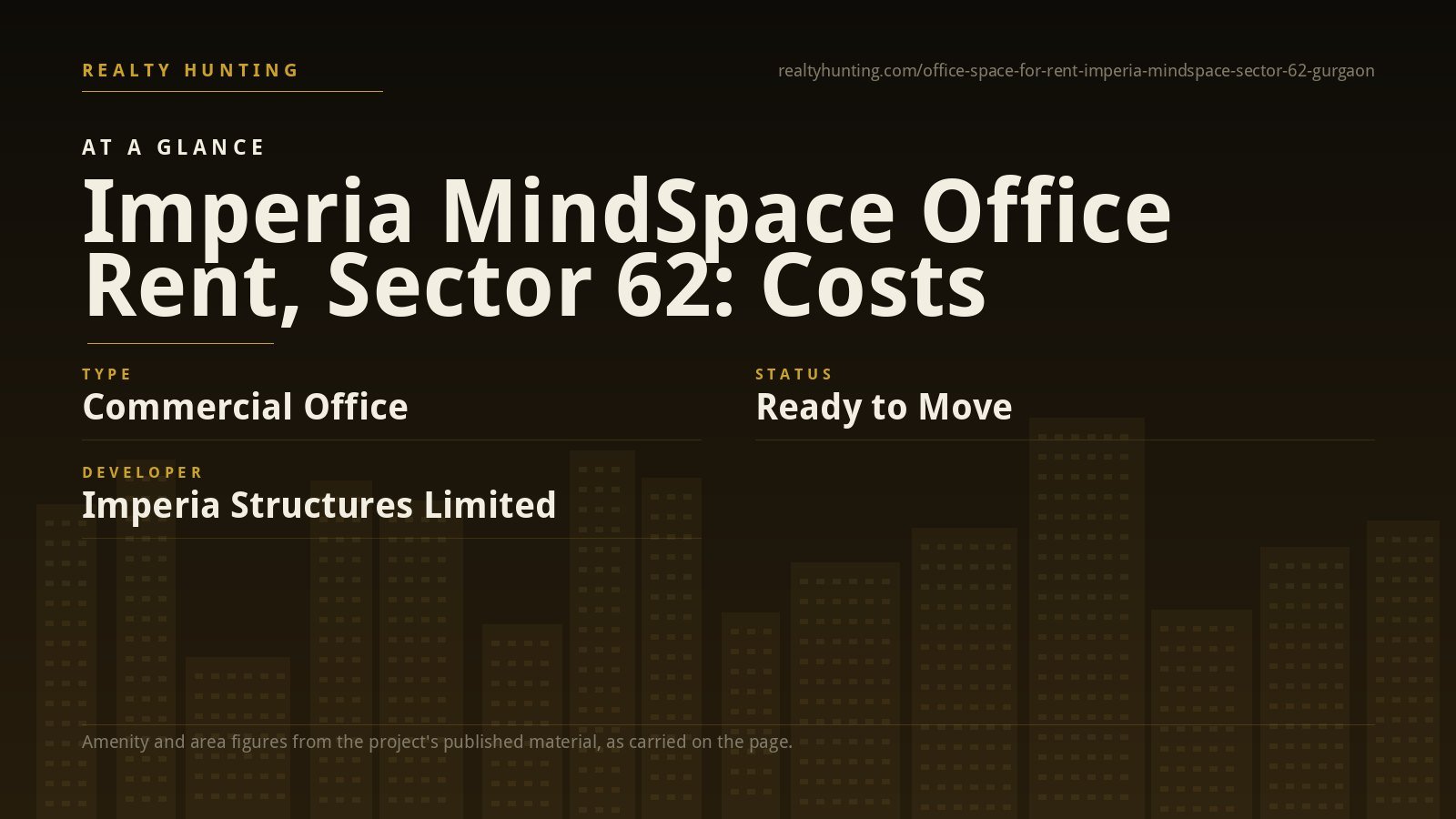 Imperia MindSpace Office for Rent, Sector 62 Gurgaon — photo 1